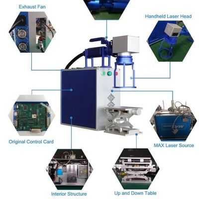 0.01mm 1060nm Laser die Machine voor Metaal, 50w-Vezellaser merken die Machine merken