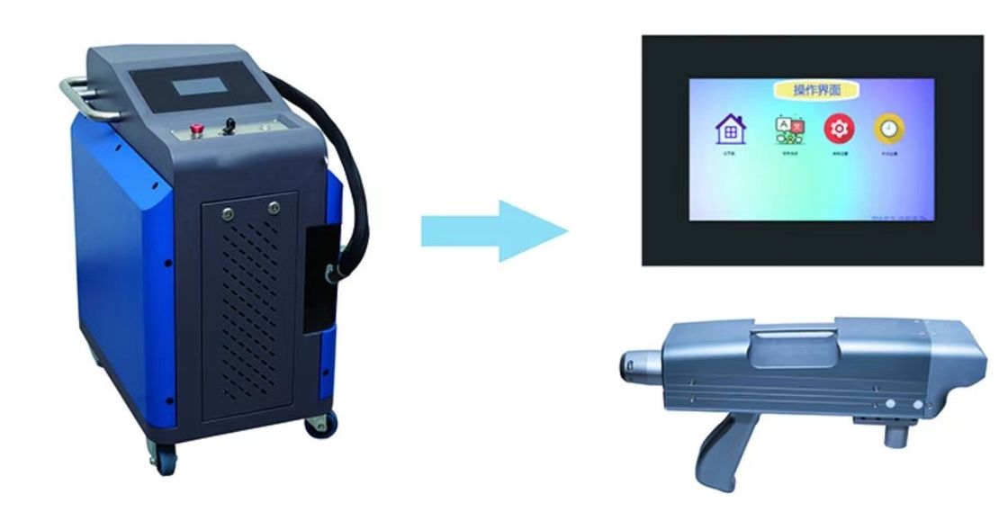 De Oppervlaktereinigingmachine van de Luchtkoelings200w 10m Laser
