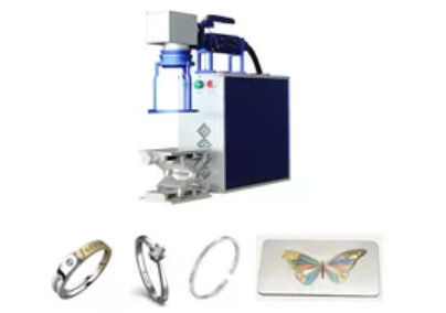 Laser die van de het Metaal50w 3d Vezel van de Mopakleur Machine merken