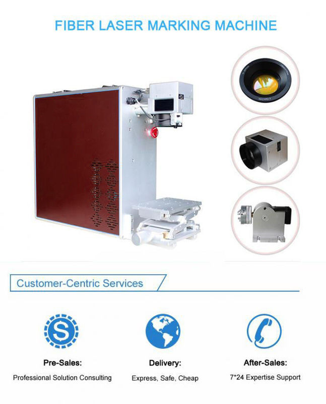 0.01mm 1060nm Laser die Machine voor Metaal, 50w-Vezellaser merken die Machine merken