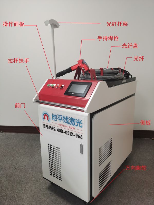 De Machine van het de Laserlassen van CEI 2000W Handbediende Waterkoeling 1080nm