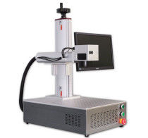 20W de Lasermachine 100kHz van de Desktopvezel Luchtkoeling met PC MAXIMUM Raycus