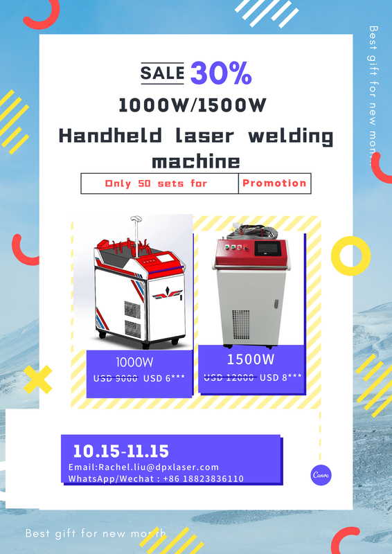 de Machine van het de Laserlassen van 1000W 1080nm Handbediende Waterkoelingsoverlapping